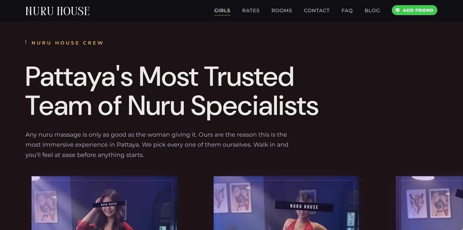The new nuruhouse.com: the crew section of the redesigned Nuru House website